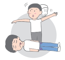 確保環境安全：請先確認自身及患者周遭的環境是否安全